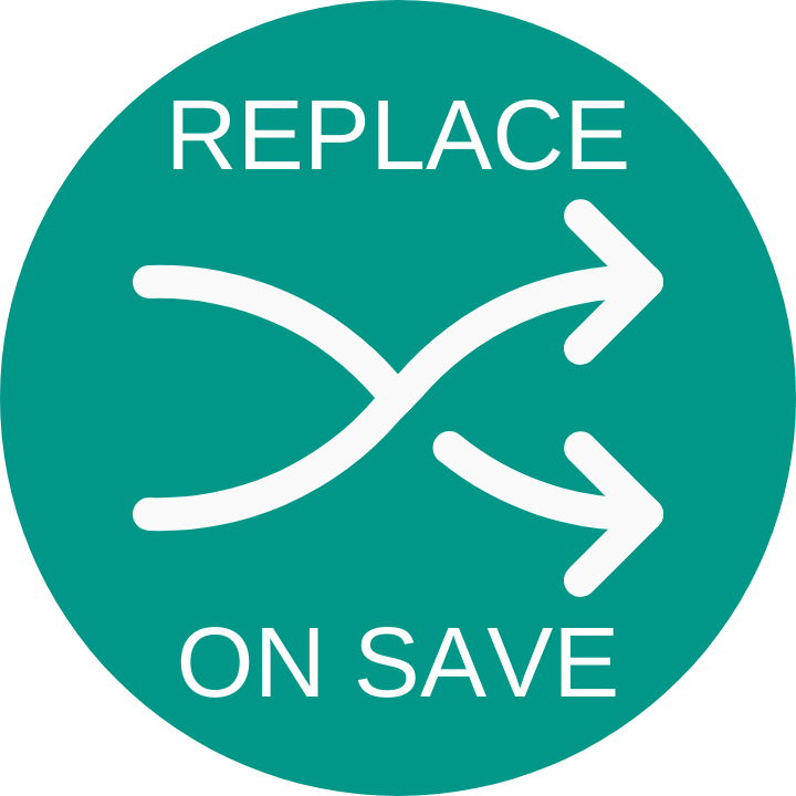 Replace On Save